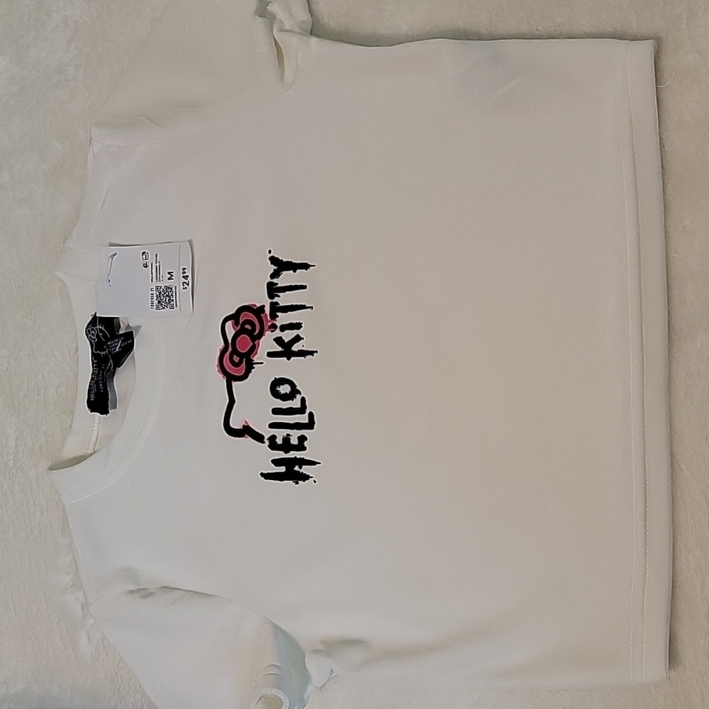 Hello Kitty Velvety Crop Top